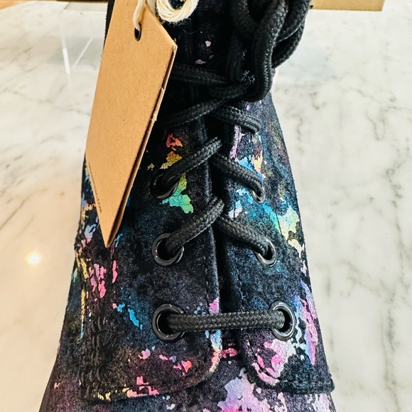 Dr. Martens 1460 PASCAL CONFETTI SUEDE LACE UP BOOTS - Picture 7 of 10